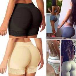 Women Padded Pants Underwear Butt Lifter Enhancer Fake Buttock Body Shaper Lady Lift Bum High Waist Tummy Control Hip Panties 240220