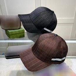 Designer Baseball Cap Mens Fashion Plaid Pattern Hats Luxury Brand Letters Sun Hat Classic Style Casquette Casual Summer Ball Caps Sun Protection Retro Hot -7