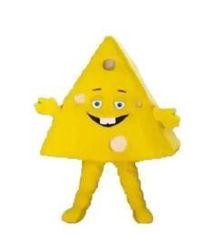 2024 Halloween Adult size Triangle Cheese mascot Costume for Party Cartoon Character Mascot Sale free shipping support customization