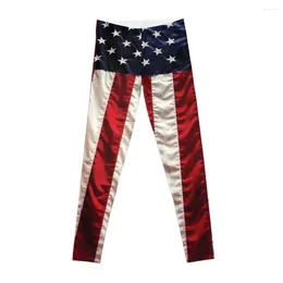 Active Pants Red White And Blue Leggings Golf Wear Female Legging Sportswear Woman Gym Sports Womens