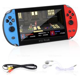 Players Retro Handheld Game Player Builtin 10000 Games Arcade Game X7/X12 Plus Portable Console Audio Video Game Console AV output