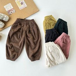 Trousers Children's Corduroy Pants Spring And Autumn Casual Trendy Small Medium-sized Baby