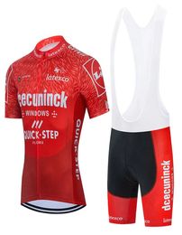 Cycling Jersey Set 2021 Pro Team Quick Step Cycling Clothing MenWomen Summer Breathable Short Sleeve MTB Jersey Bib Shorts Kit4891604