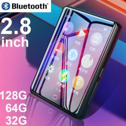 Players Ruizu m7 Metal MP4 player Bluetooth 5.0 builtin speaker 2.8 inch large touch screen mp3 ebook pedometer recording radio video