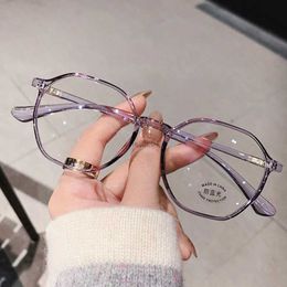 Eyeglass Frame Women Reading Glasses Fashion Anti-blue Light Glasses HD Transparent Eyeglasses Unisex Clear Glasses Presbyopic Glasses