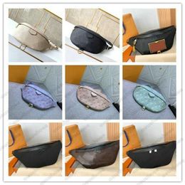 Discovery Shadow Bumbag Mens Waist Belt Bag Fanny pack Gaston Spring In THE CITY Canvas Grey Leather Embossed Cross Body Handbags 348w