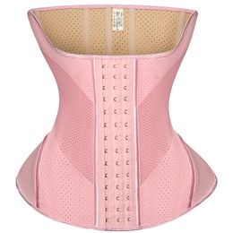 Hourglass Waist Corset Latex Waist Trainer Body Shaper Shapewear Women Fajas Colombianas Slimming Belly Sheath 15 Steel Bones 240220