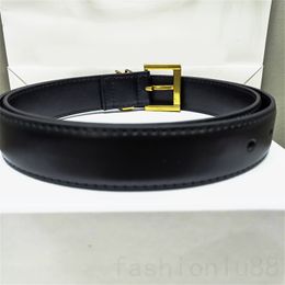Designer belt mens belts waistband brass buckle 3cm party suits jeans accessories cinturones multisize fashion leather belts women black white pj014 C4