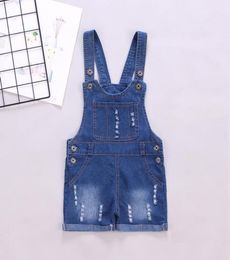 Jumpsuits IENENS Kids Baby Jumper Boys Girls Dungarees Clothes Pants Denim Shorts Jeans Overalls Toddler Infant Jumpsuit Clothing 7088707