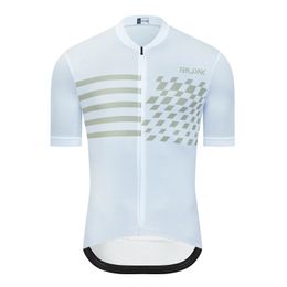Raudax Men Cycling Jersey MTB Maillot Bike Shirt Downhill Jersey High Quality Pro Team Tricota Mountain Bicycle Clothing White 240219