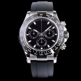 Mens Watch Super Quality CAL Movement mm Rubber Bands Watches Ceramic Mechanical Automatic Men s Wristwatches