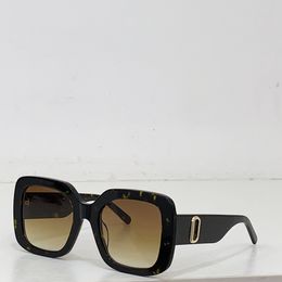 Designer Fashion Sunglasses Acetate Fibre Metal Square Large Square Circular Metal Label M647 Luxury Sunglasses with Original Box