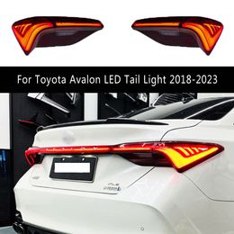 Car Styling Streamer Turn Signal Indicator Rear Lamp Brake Running Lights For Toyota Avalon LED Tail Light 18-23 taillight Assembly