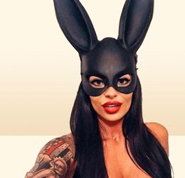 Sell Women Halloween Bunny Mask Sexy Cosplay Masks Rabbit Ears Masks Party Bar Nightclub Costume Accessories 2022 Y2205239676896