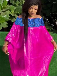Ethnic Clothing Bazin Riche Long Sleeve Wedding Dress African Party Ball Gown Dresses Women Birthday For