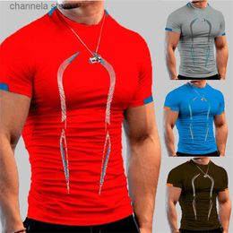 Men's T-Shirts Summer Men Compression t-Shirts Oversized t Shirt For Men Blouses Short Sleeve Casual Tops Tee Quick Dry Shirt Man Clothing 8XL T240227