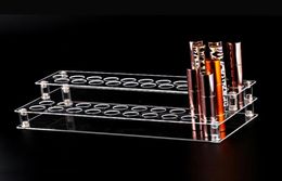 Transparent Clear Acrylic 41Hole Lipstick Lip Gloss Nail Polish Cosmetics Makeup Organiser Box Case Display Holder Rack Stand31969687355