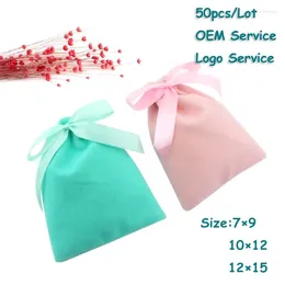 Jewelry Pouches Bow Tie Velvet Gifts Bag Good Packing 50Pcs/Lot Bracelet Bangle Earring Watch Pounch Make Up Tools