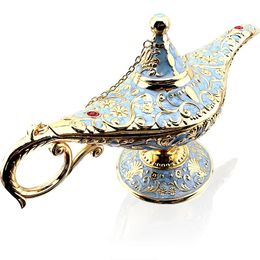 1pc Incense ing Lamp Aladdin Desktop Adornment Aroma Furnace Diffuser For Home Office Decor 240220