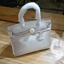 Women Handbag L Himalayan bag womens bag fashion alligator pattern portable shoulder messenger bag