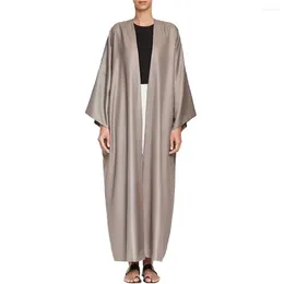 Ethnic Clothing Dubai Saudi Open Abaya Cardigan Muslim Women Long Maxi Dress Turkey Kimono Arab Eid Party Gown Islam Kaftan Jalabiya Caftan