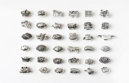 100 kinds charm 120pcs lot Authentic 925 Sterling Silver S charms beads Fits European Ale Charm Bracelets 9139337