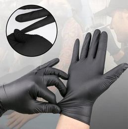 100Pcs Disposable Nitrile Gloves Anti Slip Mechanic Waterproof Latex Tattoo1195687