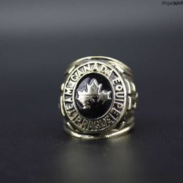 Krb8 Designer Commemorative Ring Band Rings Hockey Stanley Cup 1985 Toronto Maple Leaf Canadian Champion Ring Htu7
