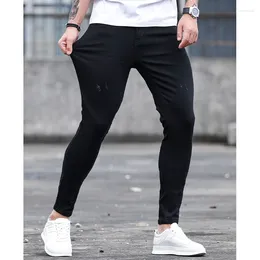 Men's Jeans Stretch Skinny 2024 Black High Quality Classical Denim Trousers Men Clothing For Fashion Streetwear Pants