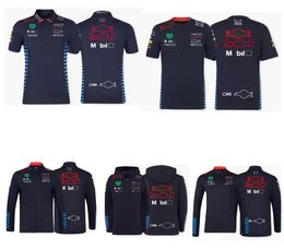 2024 New F1 Racing Polo Uniforms Men's and Women's Team Hoodies Same Style Customisation