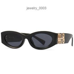 fashion sunglasses miu womens personality Mirror leg metal large letter design multicolor SMU09 11WS Brand glasses factory outlet Promotional special 5M53