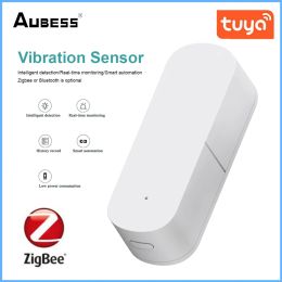 Detector Tuya Zigbee Smart Vibration Sensor Smart Detection Alarm Smart Motion Sensor Vibration Detection Alarm Monitor Smart Life APP