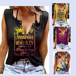 designer Short sleeve Fun Letter Wholesale Print Casual Loose V-neck Long Sleeved Women's Top High Quality Material Manual Customization Unique Luxury Trendy