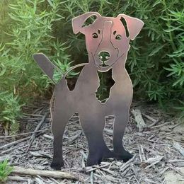 Rural Pastoral Cast Iron Art Puppies, Flower Arrangements, Ground Cuttings, Silhouette Decorations, Garden Gardens, Horticultural Decorations