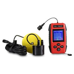 Finders New Colour Screen Rechargeable Dot Matrix Fishing Sonar Fish Finder Big and Small Fish Upgrade Fish Finder