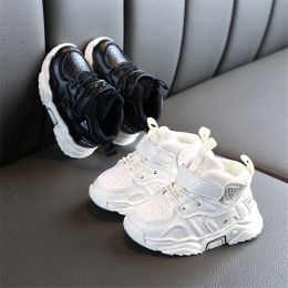 Outdoor White Black Colour Size 1525 Autumn Baby Girl Boy Toddler Shoes Infant Casual Walkers Shoes Soft Comfortable Kid Sneakers