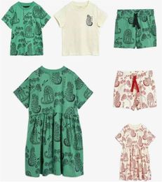 Kids Clothes Sets Tshirts Summer MR Brand Girls Tight Pattern Dress Cotton Fashion Infant Baby Boys Casual Pants Tops 2108045191662