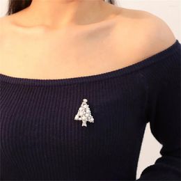 Brooches Dainty Christmas Tree Pearl Brooch For Women Men Cute Fashion Pin DIY Jewellery Accessories Party Gifts Couple Item
