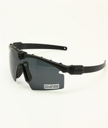 Polarised Army Sunglasses Ballistic Military Goggles Men Frame Anti UV 34 Lens Night Vision Combat War Game Eyeshields3906385