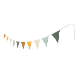 Party Decoration Bunting Carnival Flower Garland Graduation Decorations Triangle Baby Shower Decorate