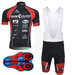 New2017 CUBE Pro Team Cycling Jersey bib Short set Bib Shorts bycling bib short cycling clothes kitsshort set short suit6068349