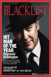 Blacklist Poster Raymond Hit Man Of The Year TV Series High Quality Art Posters Print Po paper 16 24 36 47 inches8350520