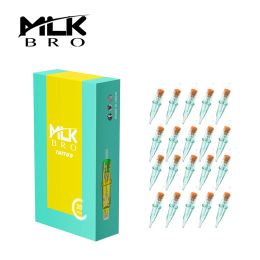Needles MLK BRO Safety Cartridge Tattoo Needles Round Shader (RS) #12 (0.35 MM) Rotary Machines Grips Supply 20 Pcs/Box