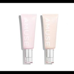 Korea Amuse Makeup Primer Cream Brightening Skin Tone Moisturizing Nourishing Concealer Long-lasting Foundation Makeup Cosmetics 240220