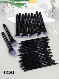 MAANGE 30PCS Makeup Brush Set Professional Cosmetic Foundation Concealer Brush Blending Blush Contour Eyeshadow Beauty Tools 240220