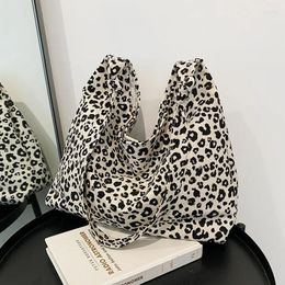 Evening Bags Female Totes Luxury Designer Handbags For Women Shopping Canvas Ladies Fashion Casual Leopard Shoulder Shopper