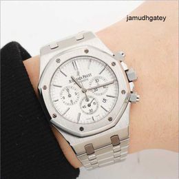 Brand Female Wrist Watch AP Wristwatch AP Royal Oak Series Silver Disc Automatic Mechanical Mens Watch 26320ST OO.1220ST.02 complete set