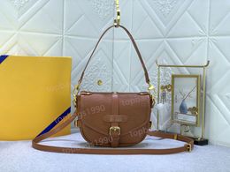 Mini 20cmluxury designer Saddle bag women shoulder bag leather luxury crossbody bags classic bag lady leather
