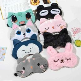 Sleep Masks Sleeping Mask Sleeping Blindfold Soft Plush Eye Masks Cute Cat Eye Cover Plush Mask Eyepatch Nap Health Eye Cover