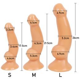 Huge Dildos With Suction Cup Product Big Butt Plug Soft Stimulate Vagina And Anus Anal Dilator Sex Toys Dick